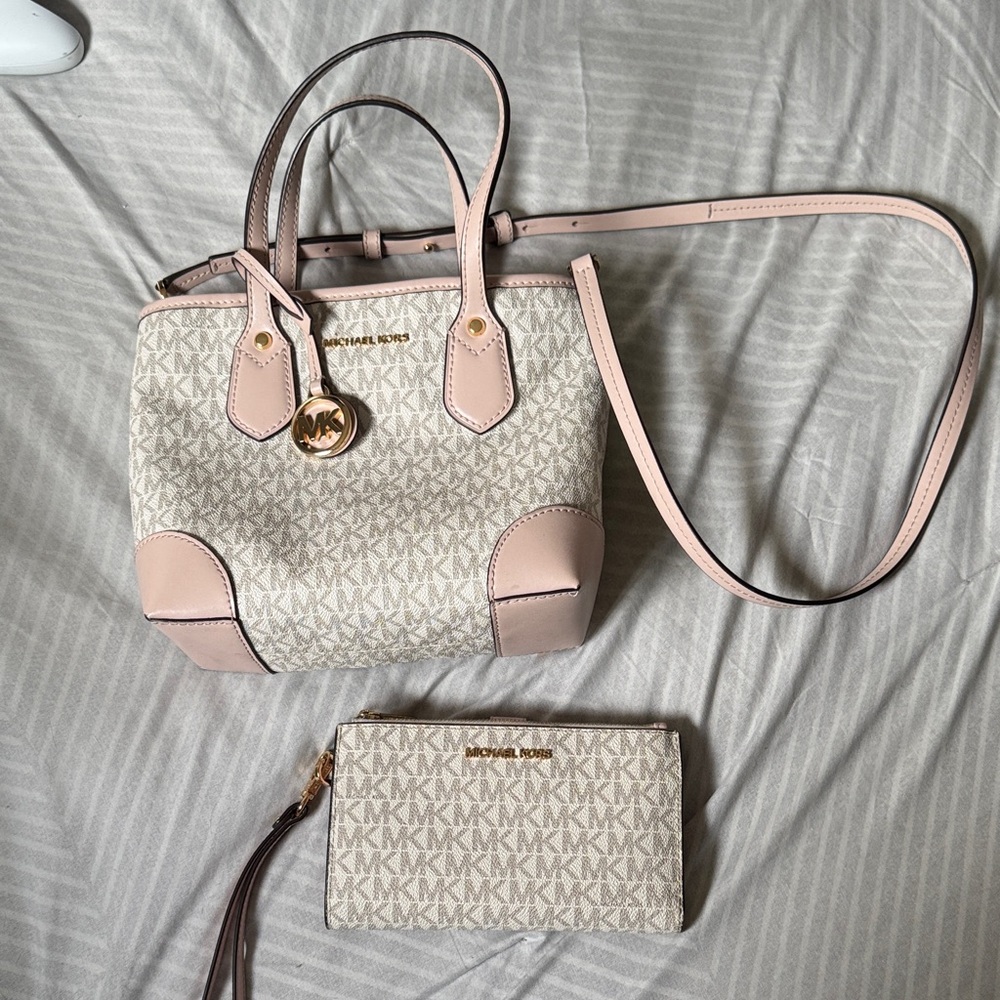 Michael Kors Eva small Tote Bag & Wallet